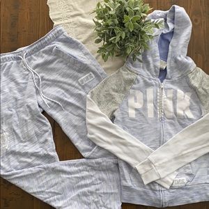 EUC Victoria Secret PINK track suit